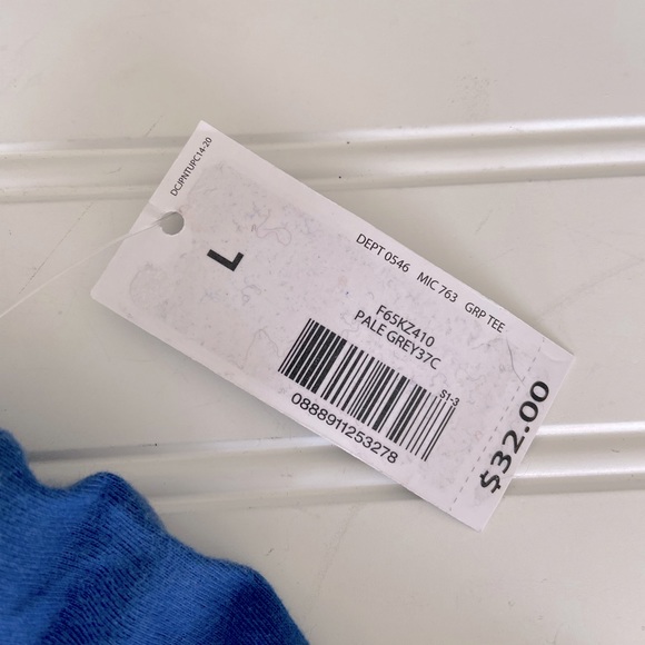 Cremieux Mens New Sz L 100% Cotton Shirt Sleeve Length from Armpit 19.5" - Picture 4 of 4